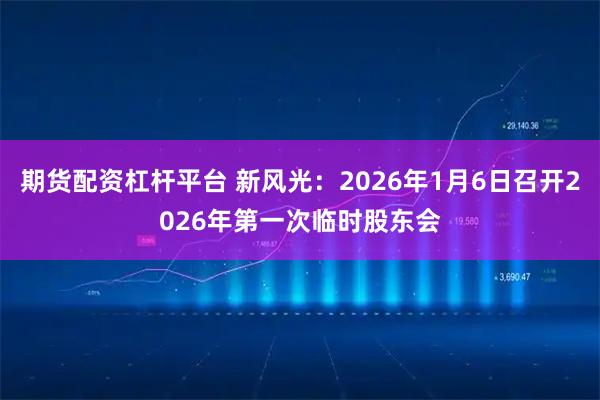 期货配资杠杆平台 新风光：2026年1月6日召开2026年第一次临时股东会